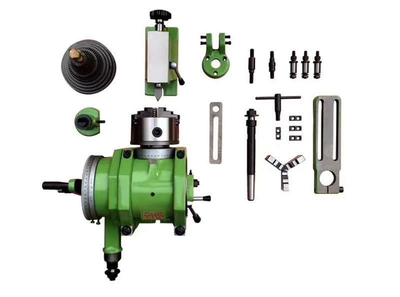 环球万能分度头f11-100a铣床分度头中心高125mm配卡盘