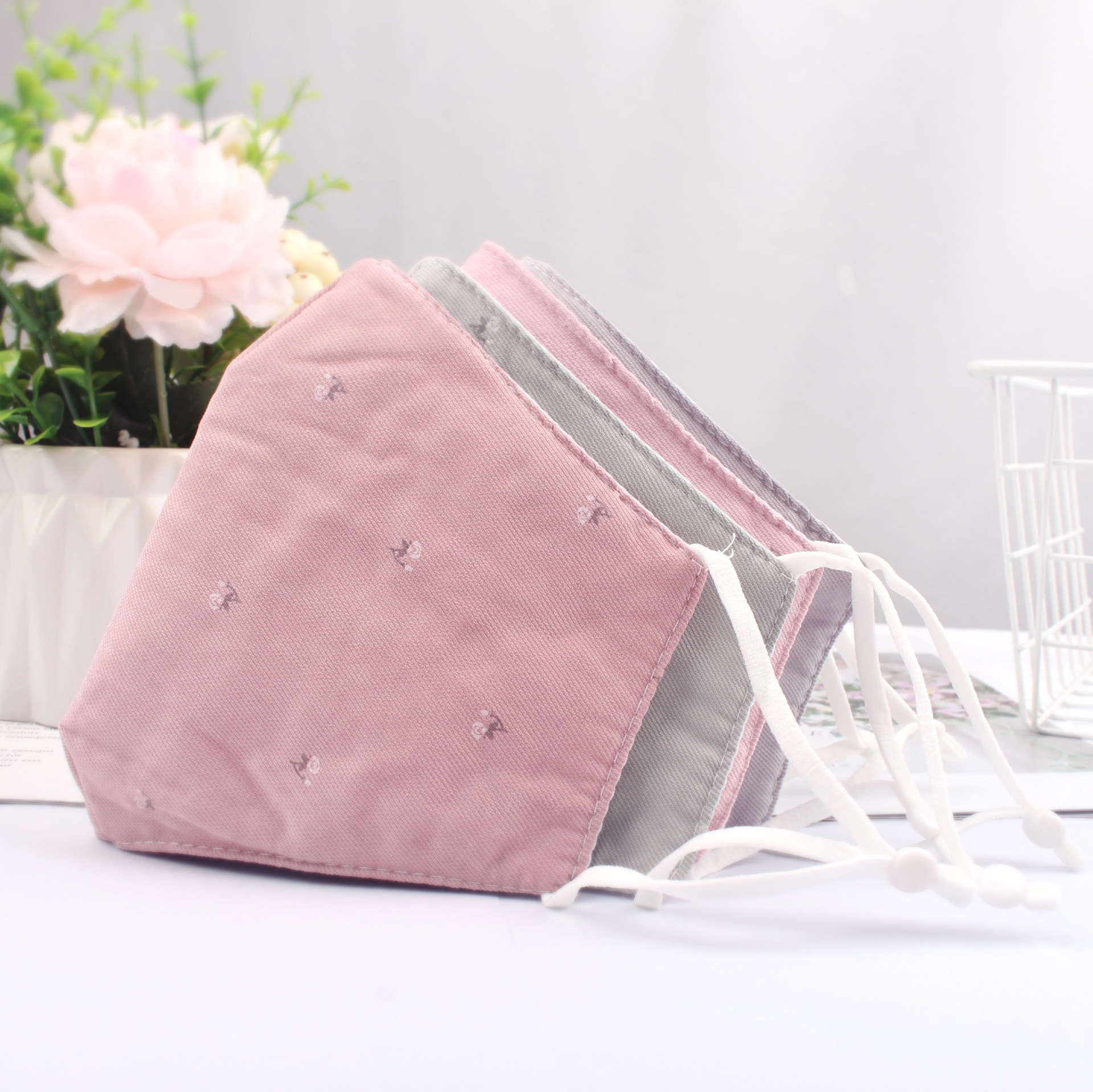 厂家秋冬季加厚双层纯棉口罩女户外骑行立体防寒防尘防护面罩学生