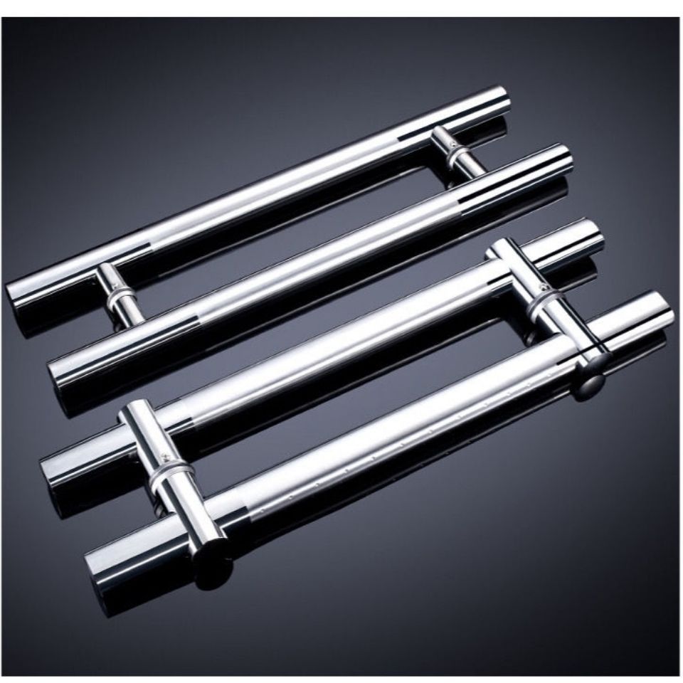 玻璃门拉手不锈钢推拉门把手加厚推拉门扶手铁门木门有框门简约