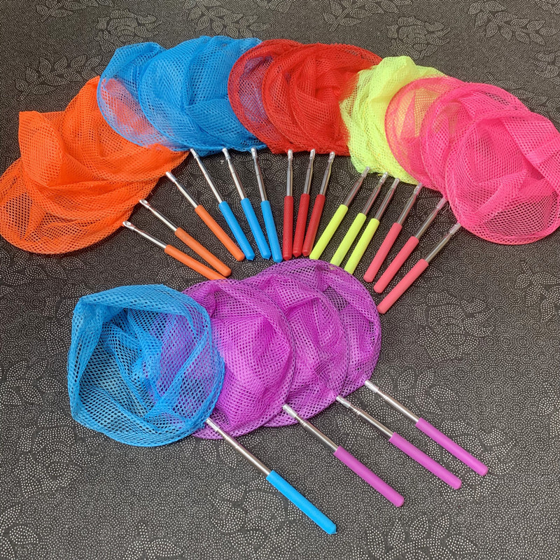 儿童捞鱼网可伸缩抄网抓蜻蜓蝴蝶网兜捕虫网小孩户外捕鱼网捞小鱼