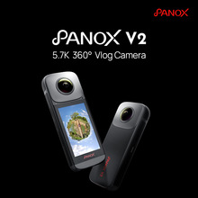 PanoX V2全景相机  4K 360°全景多平台直播  运动相机一键分享