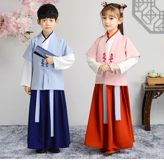 书童演出服图片