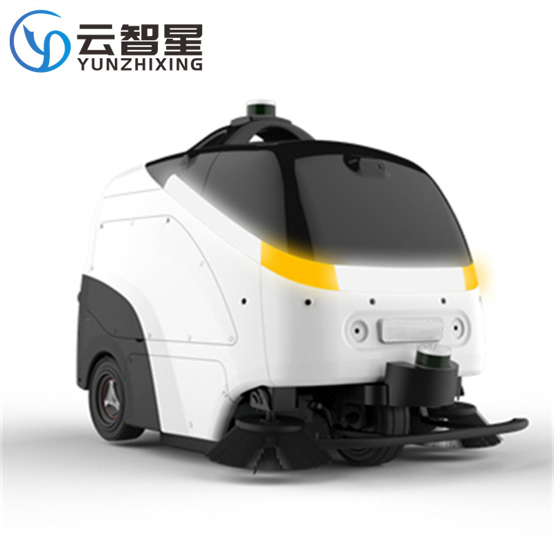 工厂自动洗地机器人商用扫地车全自动擦地洗地机手推式清扫车