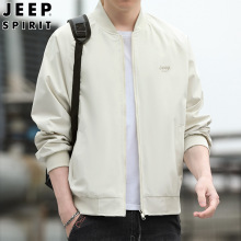 JEEP SPIRIT新款男士薄夹克防风宽松大码男休闲夹克外套控价148元