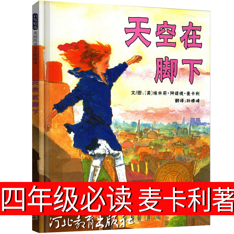天空在脚下 四年级必读河北教育出版社麦卡利著绘本小学生课外书
