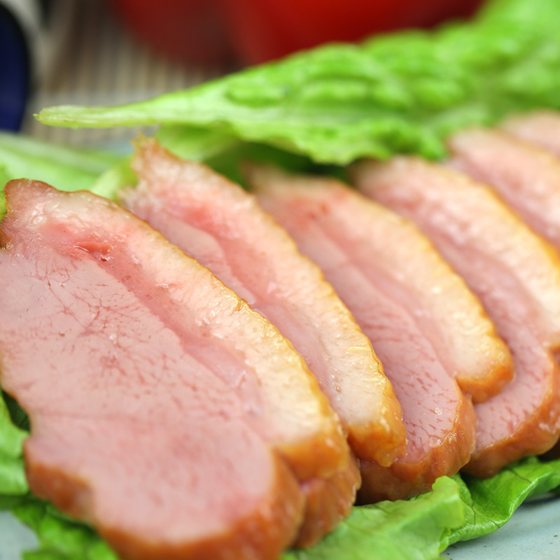 天津特产国顺果木烤鸭胸 即食家用配菜佐餐肉熟食200gx2包邮