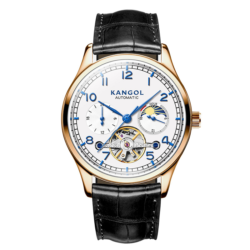 英国品牌坎戈尔袋鼠kangol全自动机械表男士手表学生防水-k136