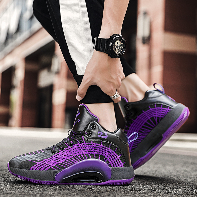 新款aj35篮球鞋库里8欧文7詹姆斯实战耐磨缓震摩擦有响声潮运动鞋