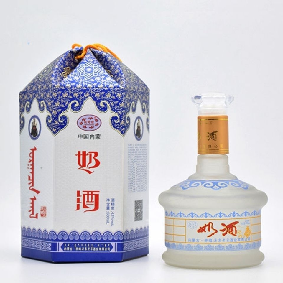 马奶酒正宗内蒙古特产42度整箱6瓶低度礼盒白酒家用草原奶酒