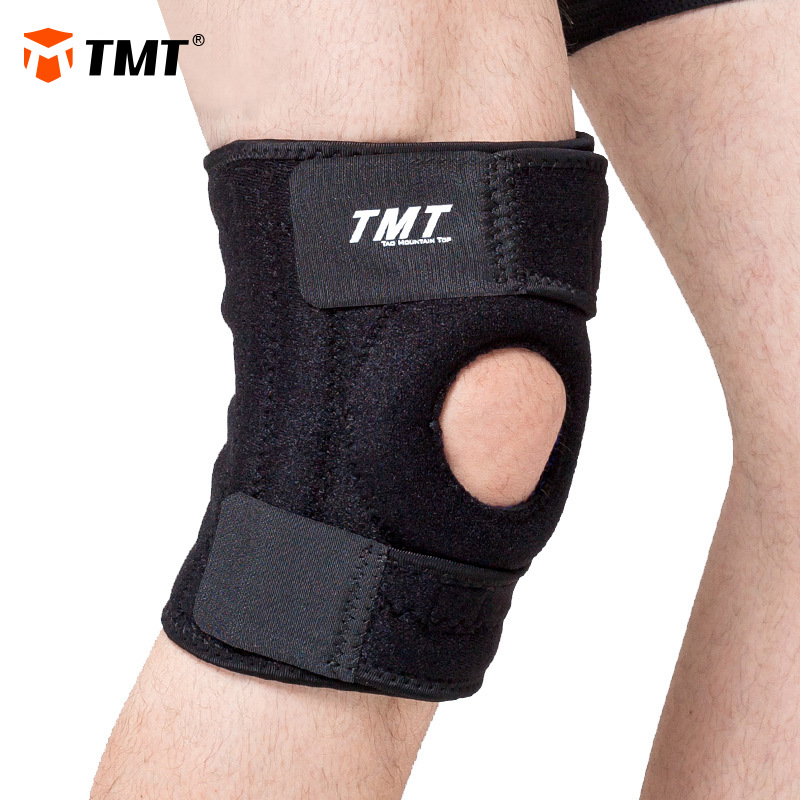 tmt运动护膝跑步健身户外登山大包围护膝篮球羽毛球骑行4弹簧护膝