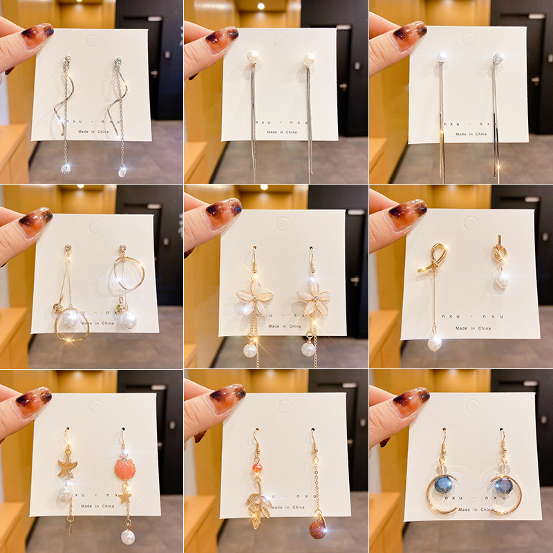 French Retro Earrings Ins Design Fragrant Niche Earrings Korean Special-Interest Earrings Stall Wholesale Small Jewelry for Women