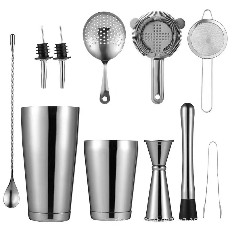 Stainless Steel Bartender Bar Tool Kit