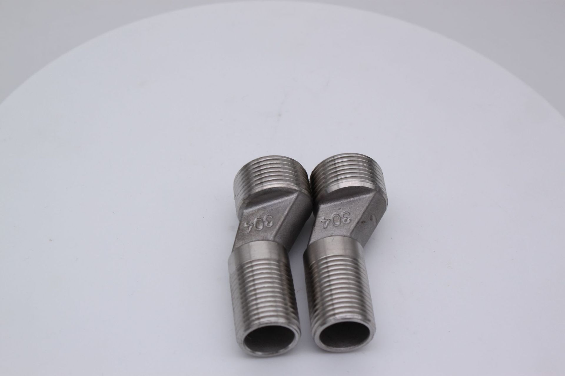 现货不锈钢304加长曲脚淋浴混水阀水龙头加长配件接头6转4拐角