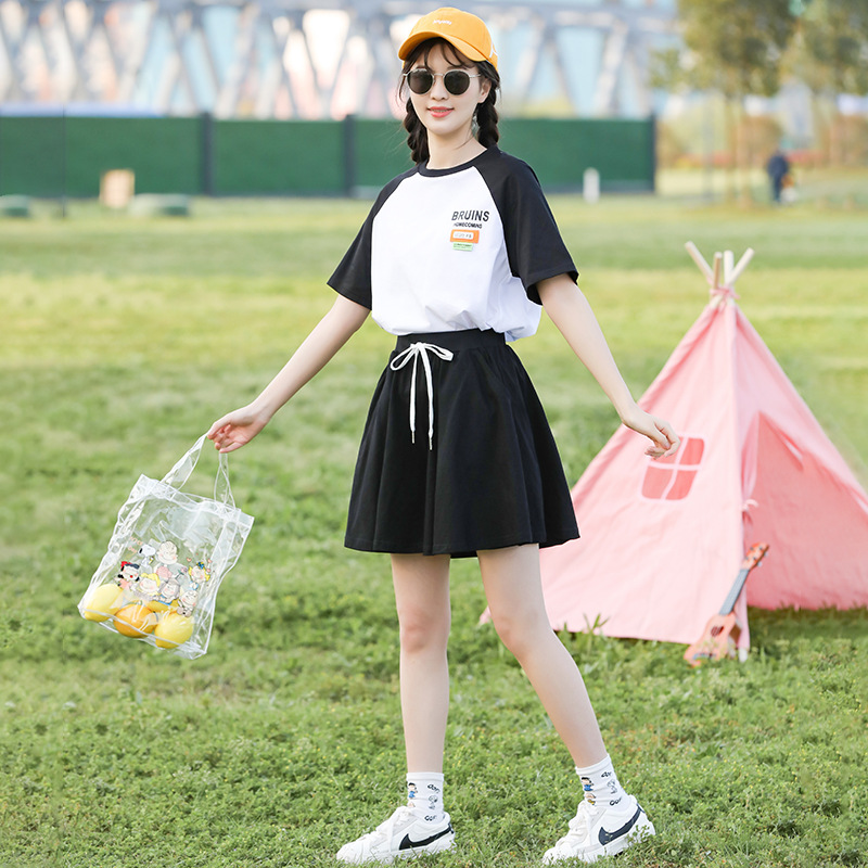 2021夏季新款初中生牛仔短裤女外穿学生少女孩大童中学生夏装热裤