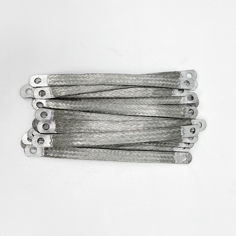 25平方祼铜编织接地线 软连接软铜带避雷线 铜导电带编织电缆