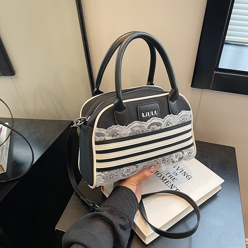 小众时尚手提包包女韩版ins潮条纹小方包2024夏季休闲斜挎包-阿里巴巴