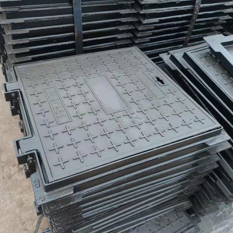 山东鑫豪亿球墨铸铁方形井盖消防雨水污水井盖下水道弱电通信井盖