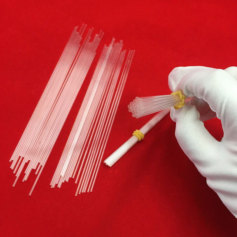 厂家定制石英毛细管 石英毛细棒 微小口径透明石英排气管