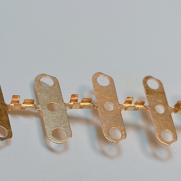 t形铜片t5t8灯饰接线端子led连接片铜片矮脚7k卷