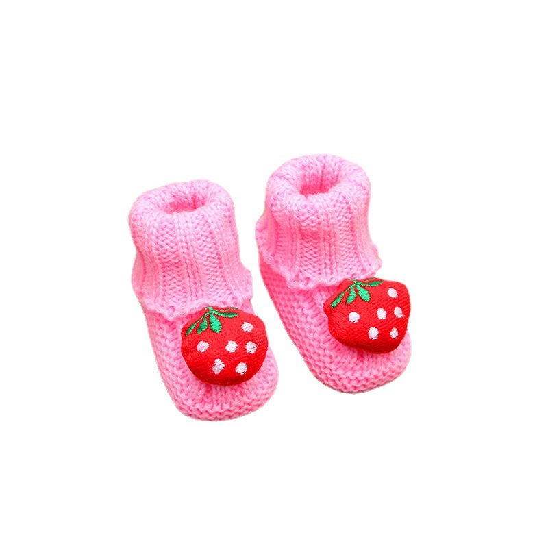 [Special Clearance] Winter Fleece-Lined Baby Bootee 0-6 Months Baby Shoes Newborn Step Ankle Sock