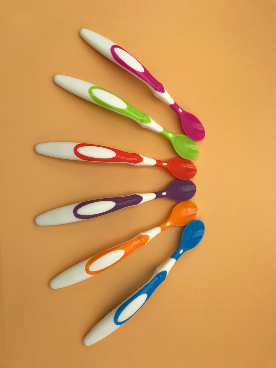 Children's Glue-Coated Plastic Spoon