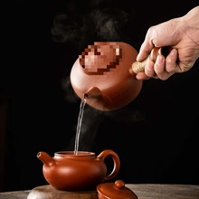 T3HT3H潮州砂铫壶煮水侧把红泥急须壶煮茶器家用功夫茶炭炉电陶炉