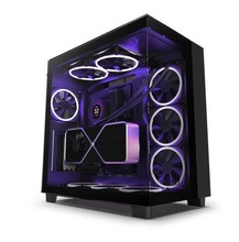 NZXT恩杰H9 Elite 双腔中塔机箱三面360水冷电脑机箱钢化玻璃侧板