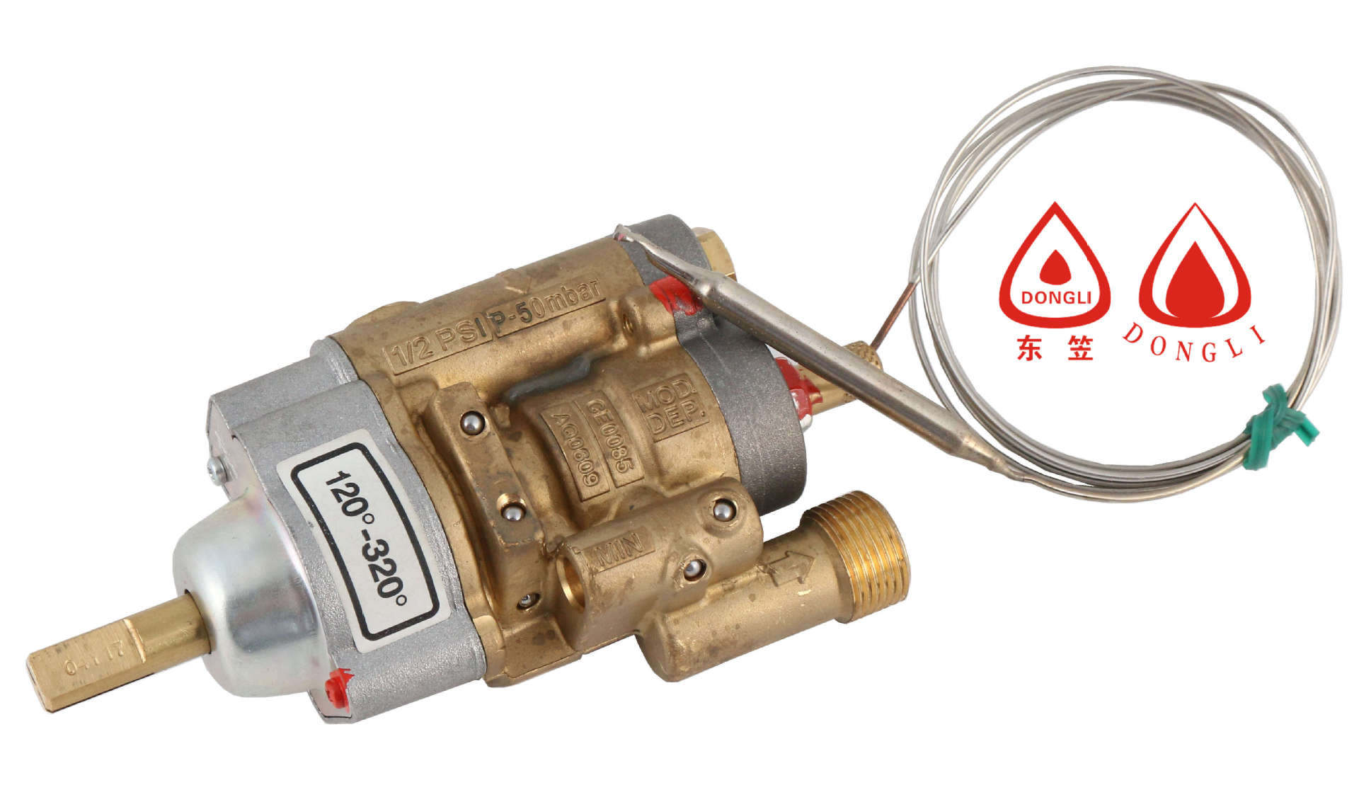 gas valve 意大利原装进口 pel24st 燃气扒炉温控阀 120~320