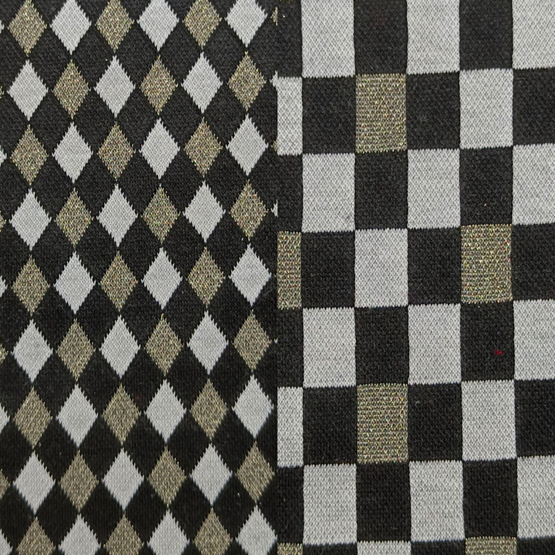 2022秋冬新款针织提花色织罗马布350克面料咖底女装童装裤子面料