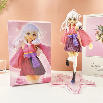 伊蕾娜手办魔女之旅灰之魔女樱花玩具公仔美少女模型-