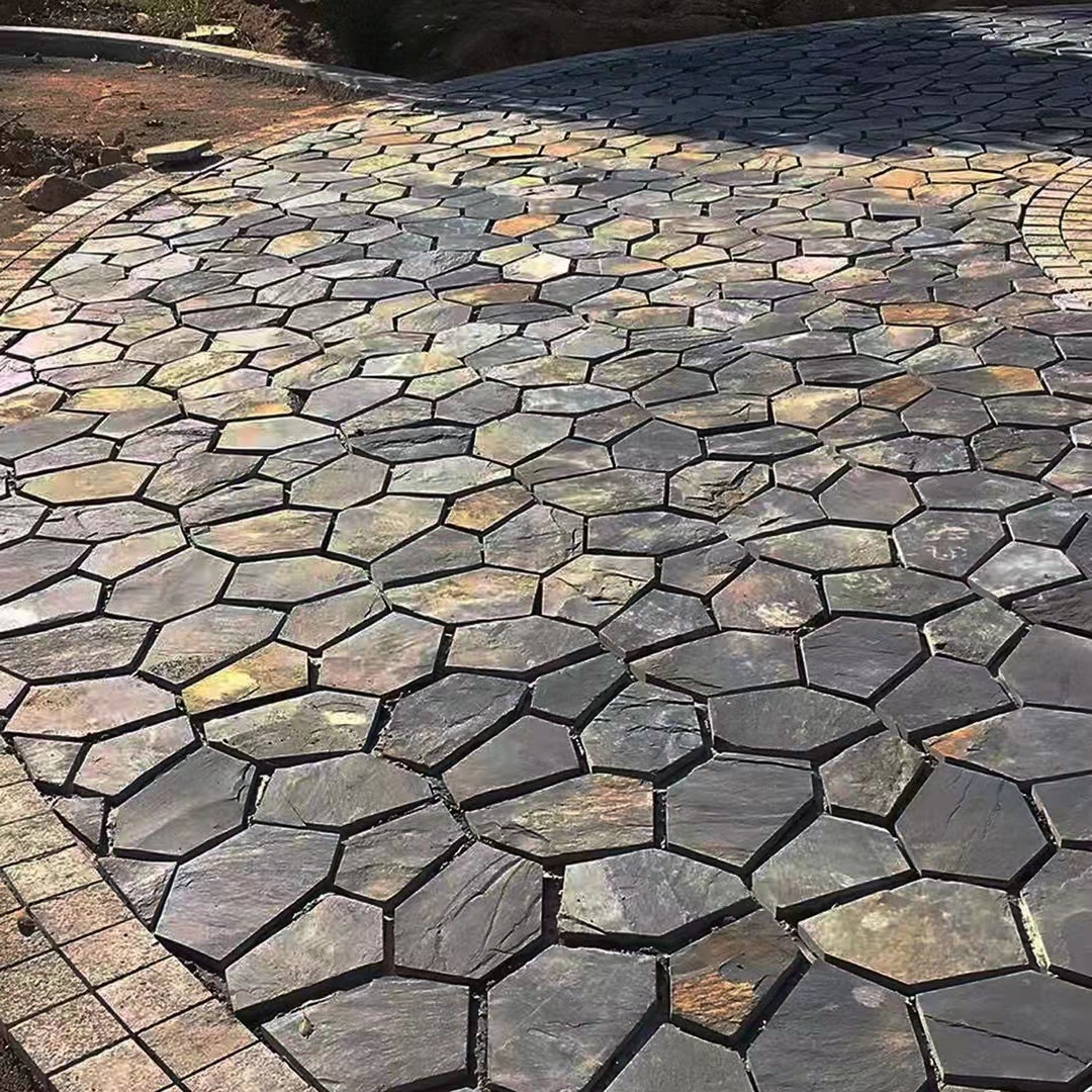 青石子庭院