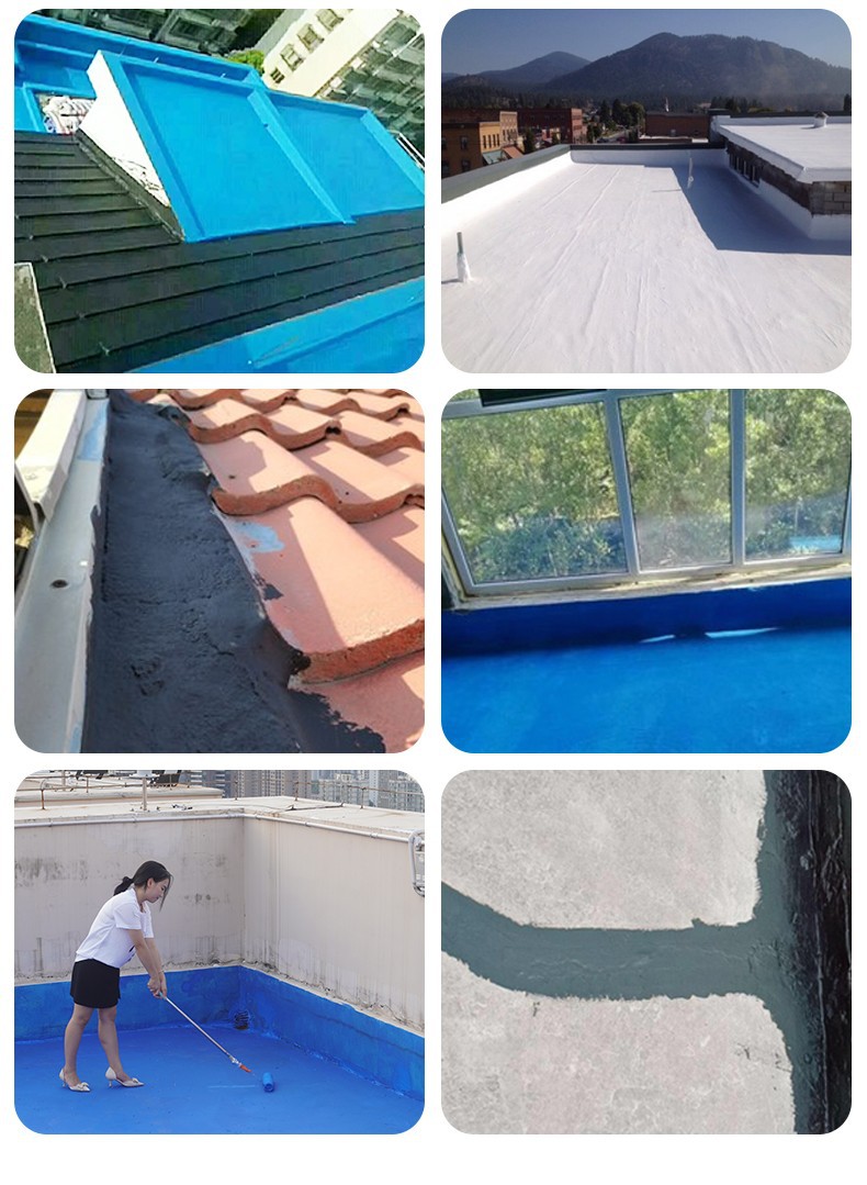 供应有机硅防水涂料 彩色硅橡胶防水材料 屋面卫生间防水补漏材料