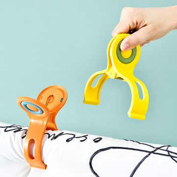 超大号强力晾衣夹棉被夹防风塑料床单晾晒夹子多功能防滑晒衣夹-阿里