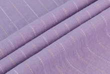 立体紫色几何提花沙发斜纹压皱粗麻高精密经典条纹