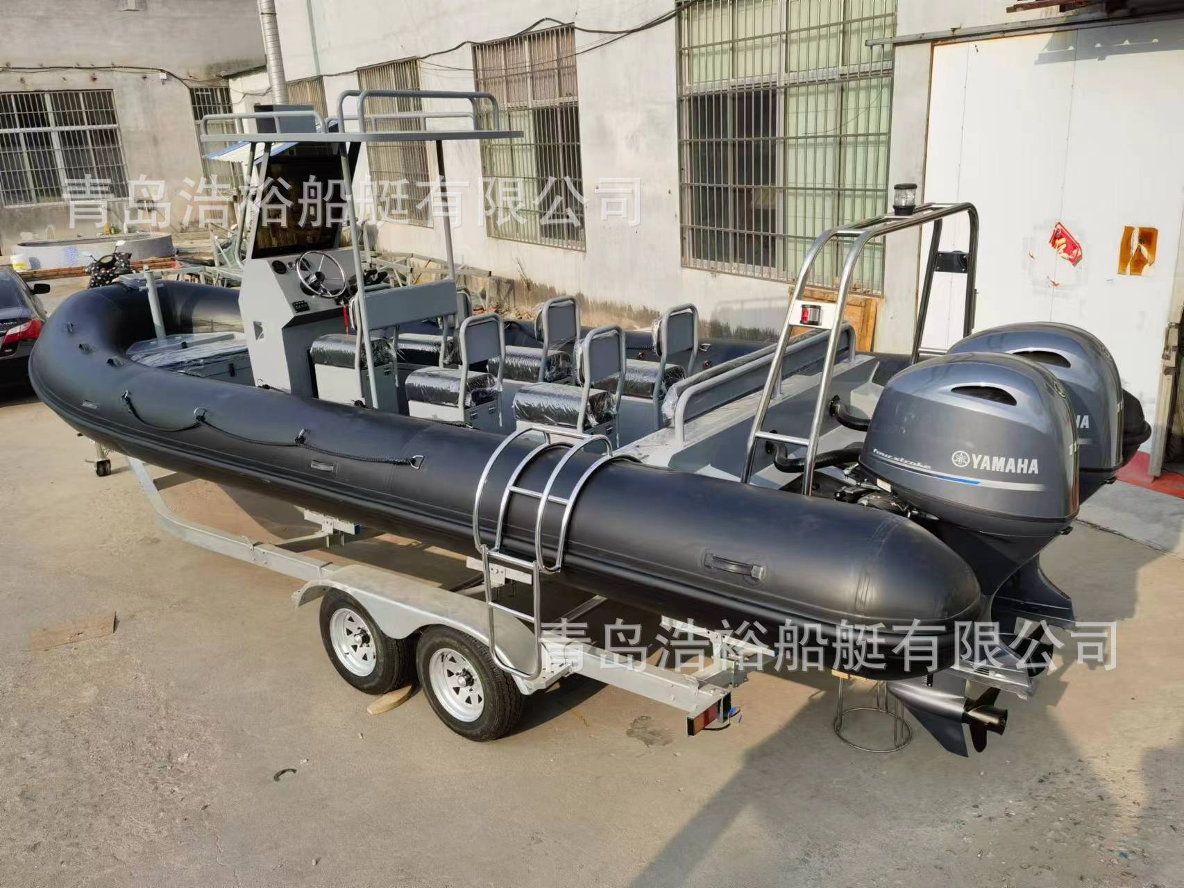 6米铝镁合金底壳充气艇景点观光橡皮艇钓鱼艇冲锋舟-阿里巴巴