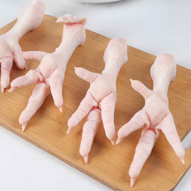 昊明长鸡脚带骨鸡爪子柠檬酸辣风爪酒楼饭店商用装冷冻食品900g