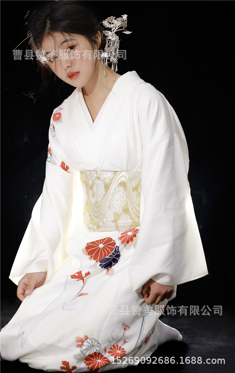 和服女正装传统日式和风浴衣神明少女改良中国风摄影写真拍照服装