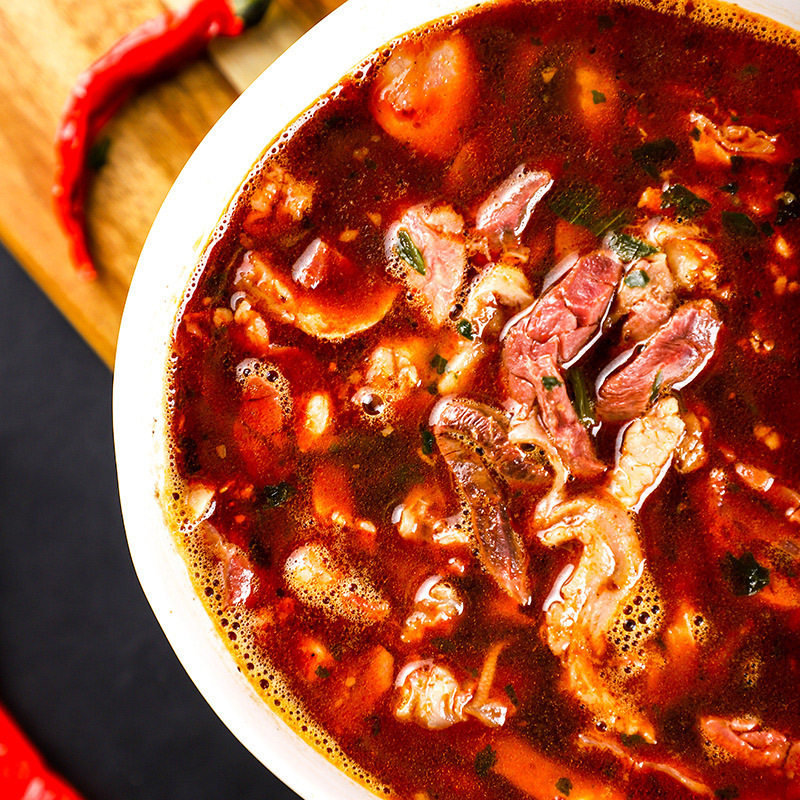 香辣味清真羊杂汤 盛京伊品羊246g袋装即食真空速食香辣羊杂定制