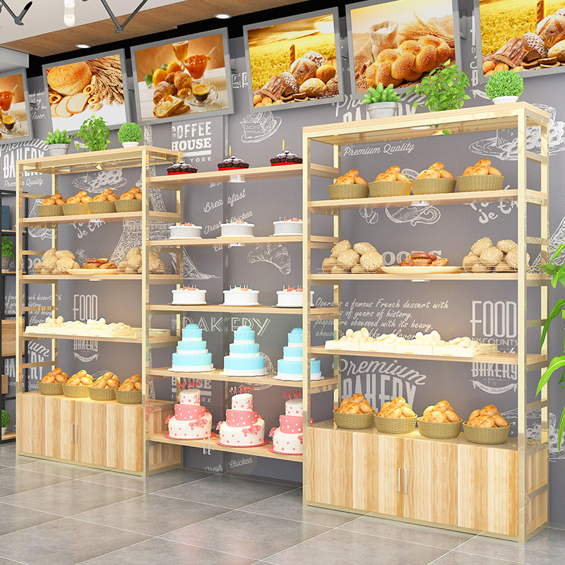 面包柜面包展示柜小型商用烘焙蛋糕糕点展示架面包边柜陈列柜多层