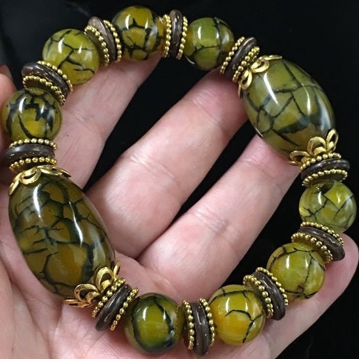 三九眼天珠手串玛瑙玉髓男女西藏真品文玩佛珠天眼民族风玉珠手链