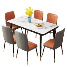 餐桌椅组合钢木餐桌椅快餐桌椅饭店桌椅小吃店桌椅家餐厅餐桌餐椅