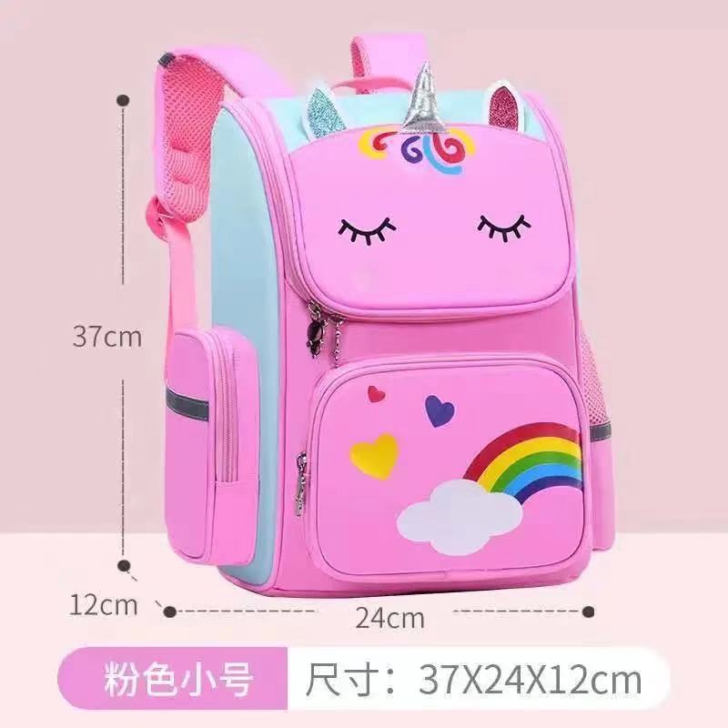 Primary School Student Schoolbag Unicorn Astronaut Bag 2021 New Unicorn Cartoon Cute 1-3 Grade 1-6 Astronaut Bag