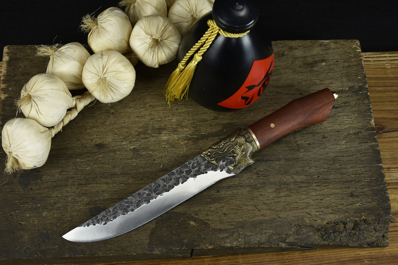 龙泉锻打剔骨刀分割切肉刀片鱼刀杀鱼刀菜刀超快锋利剔骨刀具批发