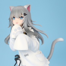 跨境爆品 甘城猫娘手办 站姿二次元制服美少女摆件 动漫少女景品