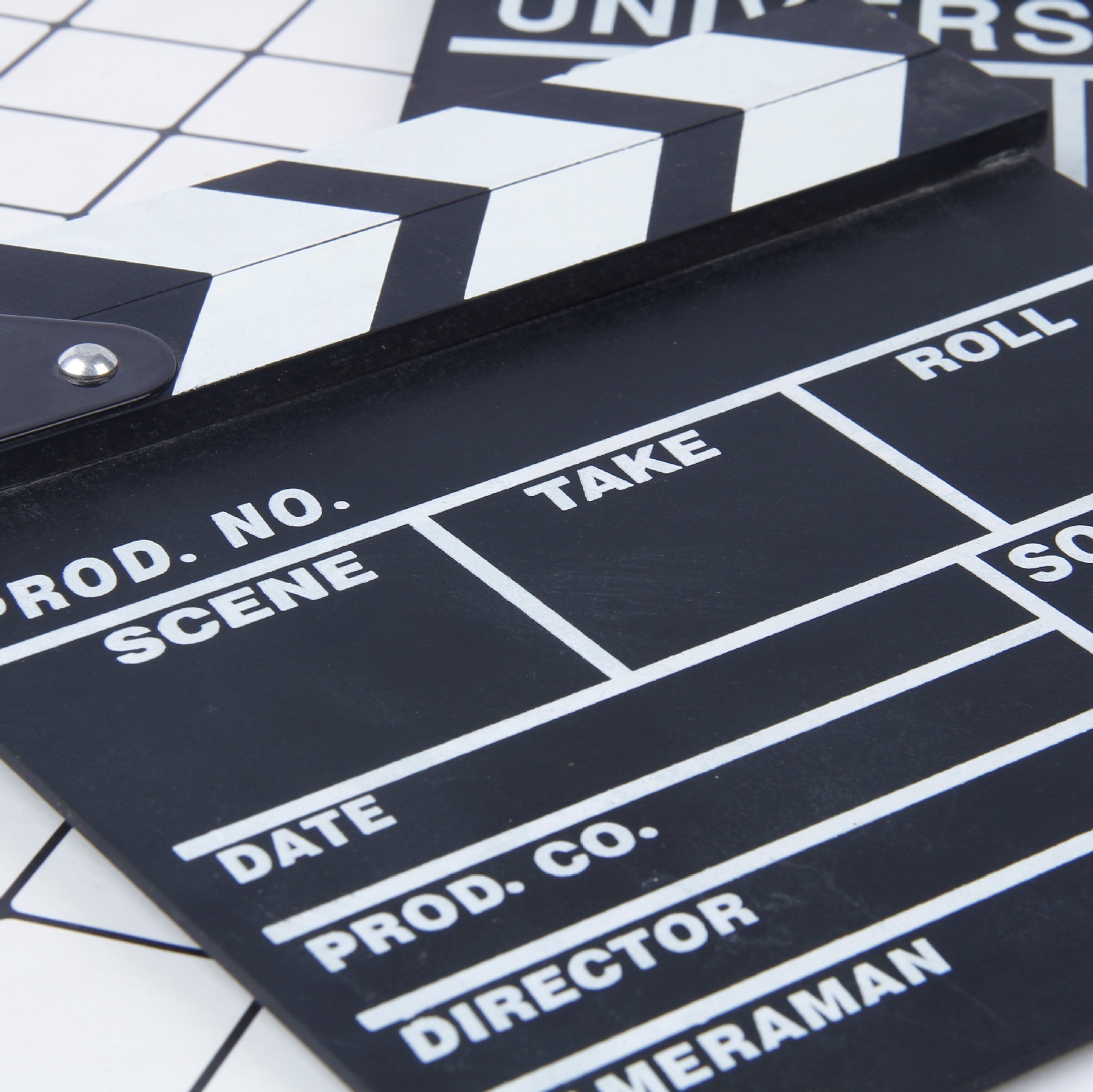 木制专业电影电视剧导演场记板片场拍摄影视剧组开机拍板