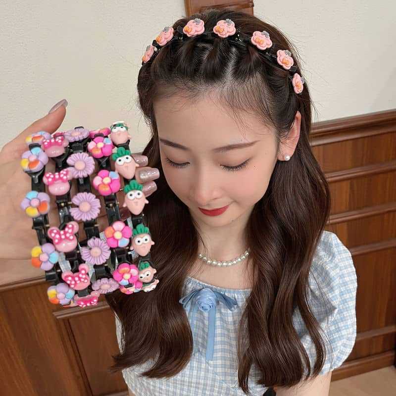 儿童编发发箍夏天碎发神器压发头箍女童发卡发饰网红发夹头饰新款