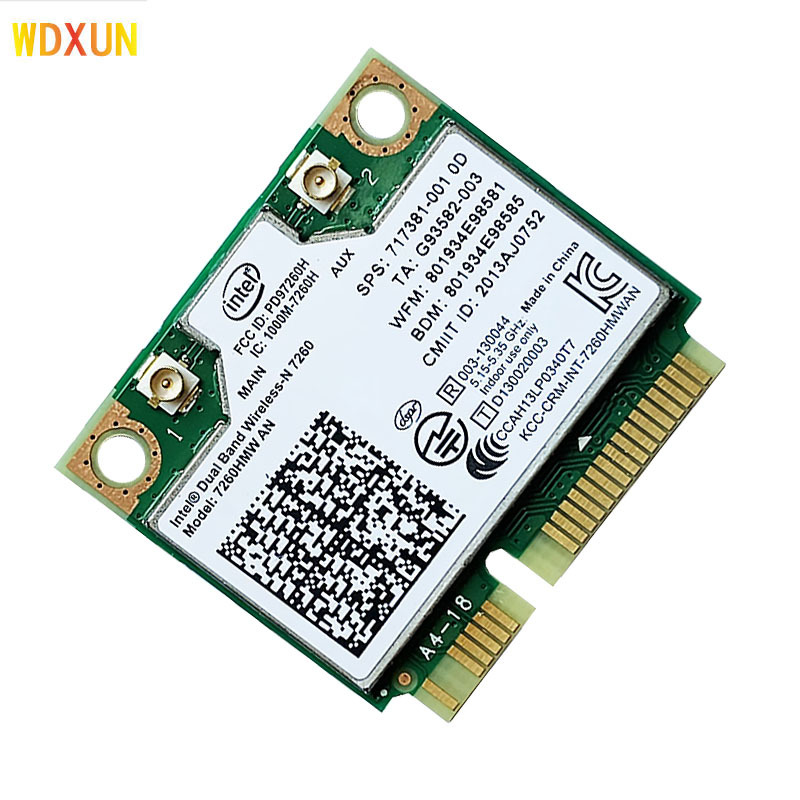 7260hmw 7260an minipcie 300m双频5g无线网卡4.0蓝牙