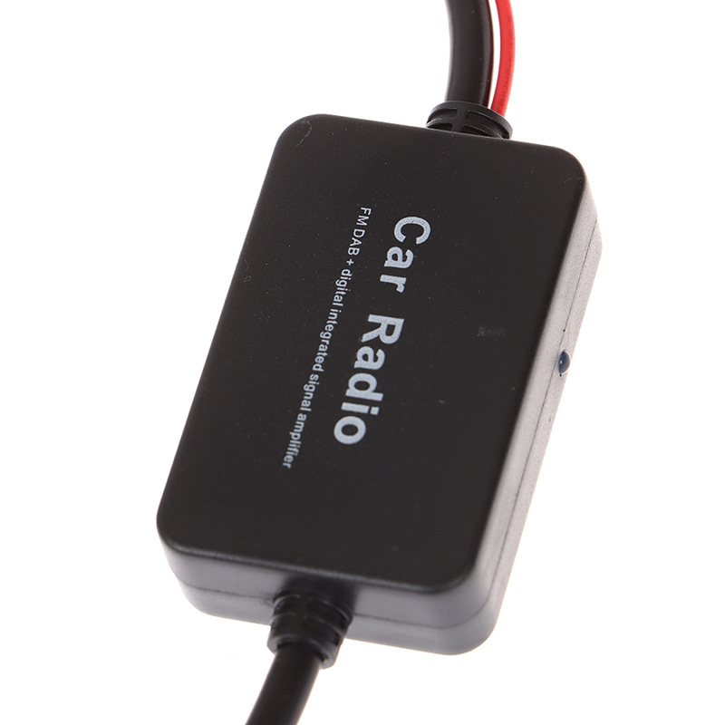 厂家直销ant-208 3合1汽车收音机天线fm am dab天线放大器