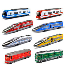 工厂批发直销儿童玩具车模凌汇模型声光惯性小火车地铁小汽车模型
