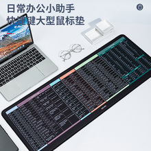 得力快捷键大型鼠标垫佳绩布超大加厚电脑桌面笔记本83004鼠标垫